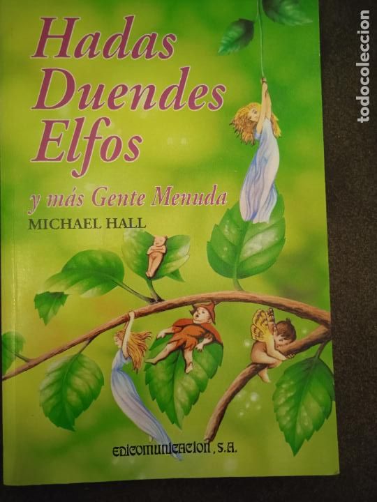 Libros de segunda mano: Hadas duendes elfos y mas gente menuda. Michael Hall - Foto 1