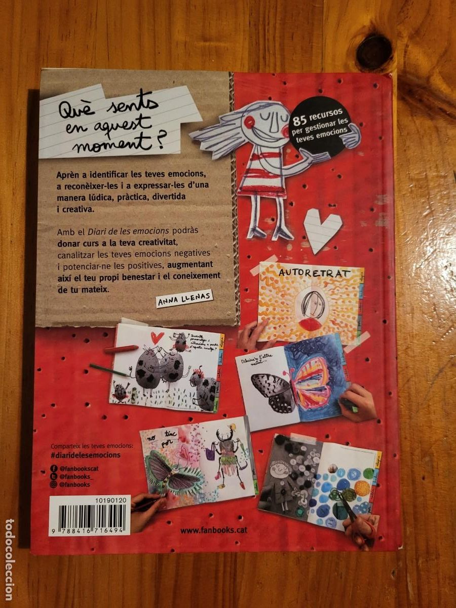 Libros de segunda mano: DIARI DE LES EMOCIONS. ANNA LLENAS - Foto 2