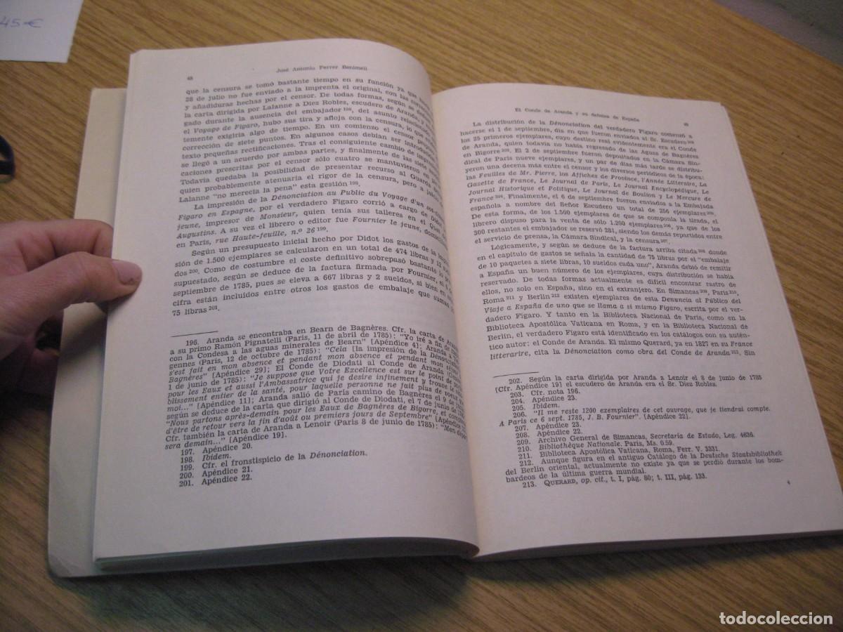 Libros de segunda mano: EL CONDE DE ARANDA Y SU DEFENSA DE ESPA&Ntilde;A. JOSE ANTONIO FERRER BENIMELLI. 1972 - Foto 7