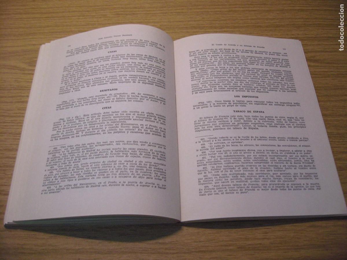 Libros de segunda mano: EL CONDE DE ARANDA Y SU DEFENSA DE ESPA&Ntilde;A. JOSE ANTONIO FERRER BENIMELLI. 1972 - Foto 10