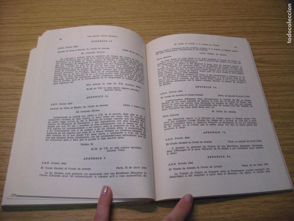 Libros de segunda mano: EL CONDE DE ARANDA Y SU DEFENSA DE ESPA&Ntilde;A. JOSE ANTONIO FERRER BENIMELLI. 1972 - Foto 12