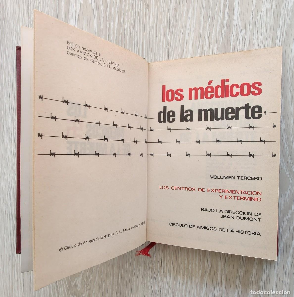 Libros de segunda mano: Libro Los Medicos De La Muerte - Foto 3