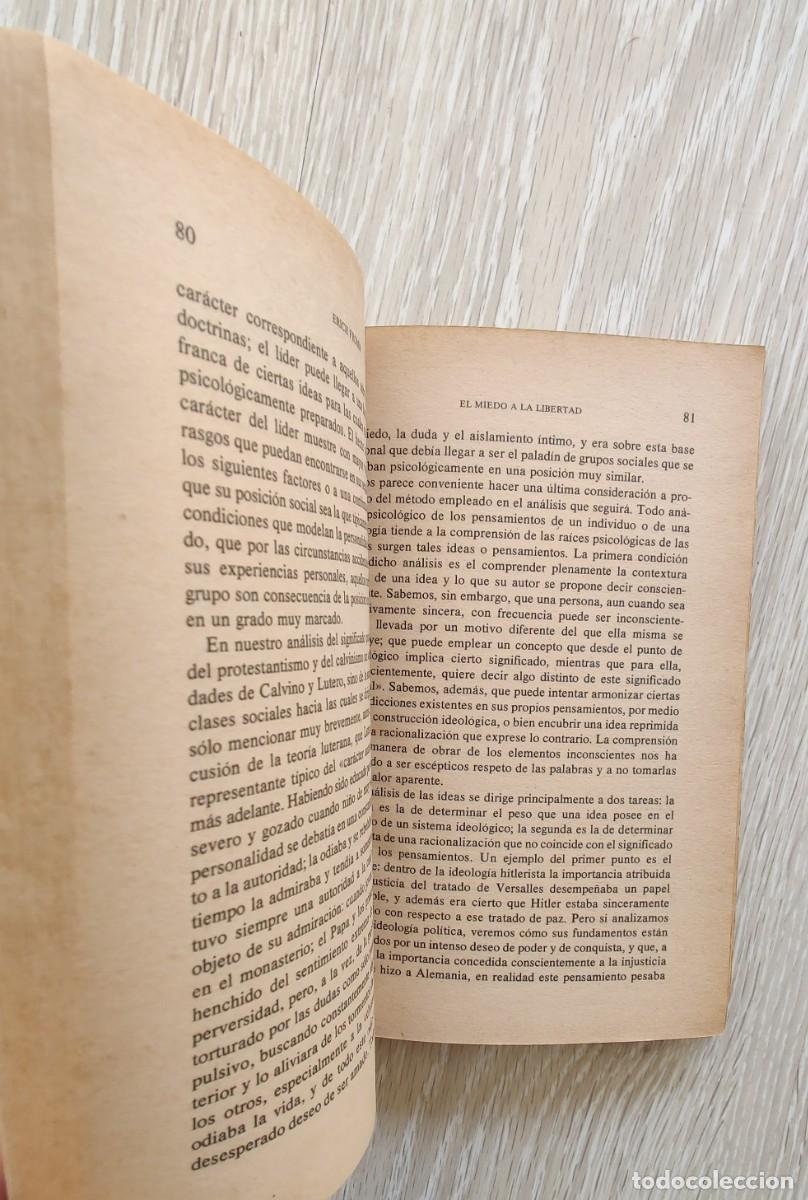 Libros de segunda mano: Libro El miedo a La Libertad - Foto 5