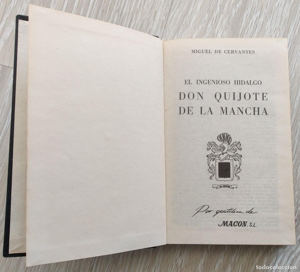 Libros de segunda mano: Libro Don Quijote de la Mancha - Foto 2