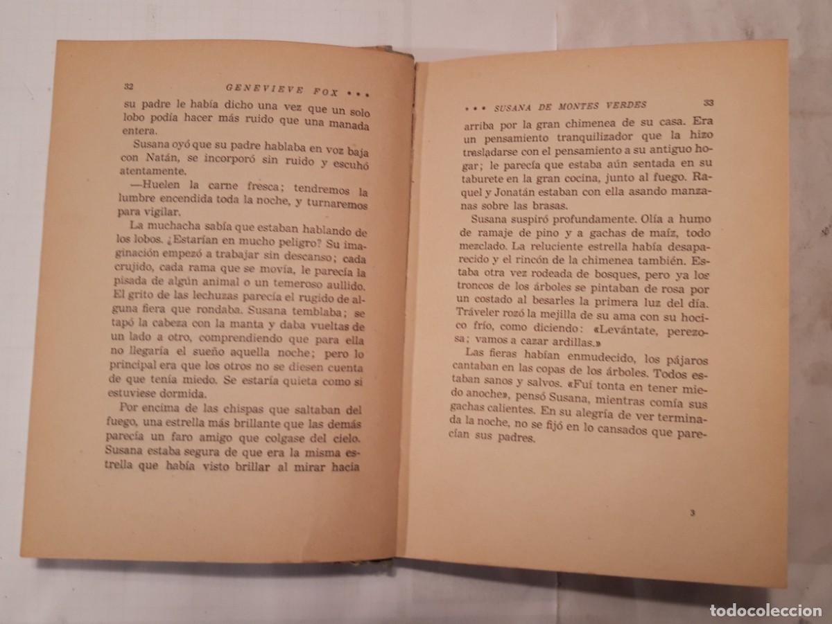 Libros de segunda mano: SUSANA DE MONTES VERDES - GENEVIEVE FOX - Foto 3