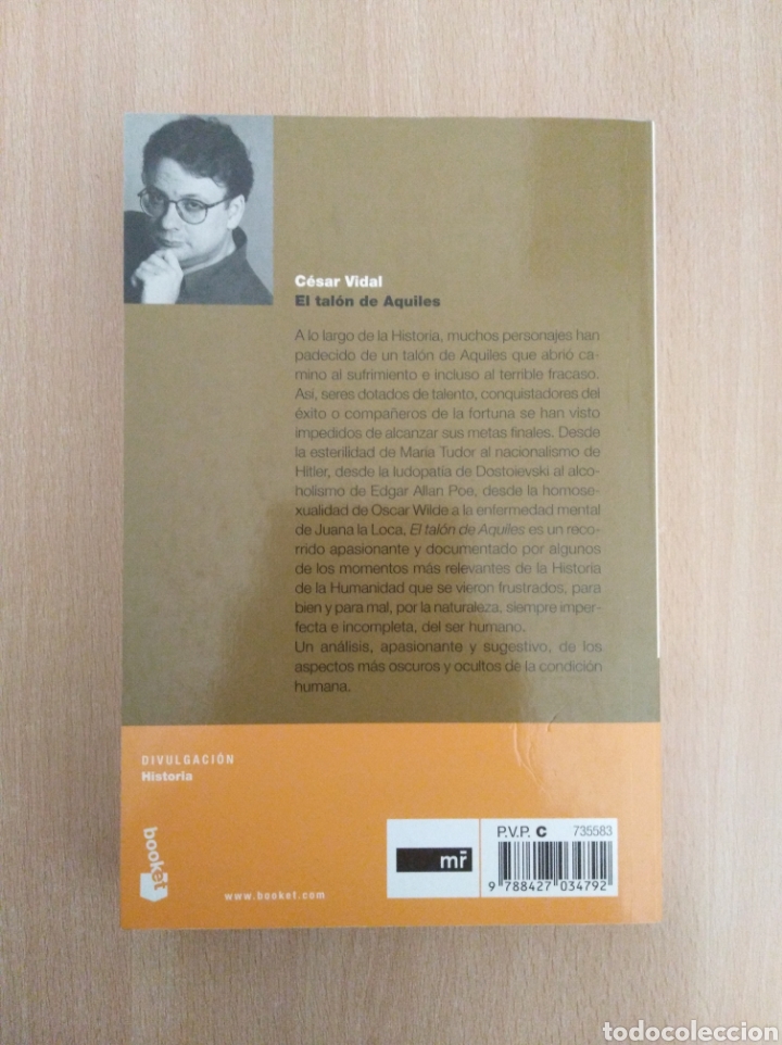 Libros de segunda mano: EL TAL&Oacute;N DE AQUILES. C&eacute;sar Vidal - Foto 2