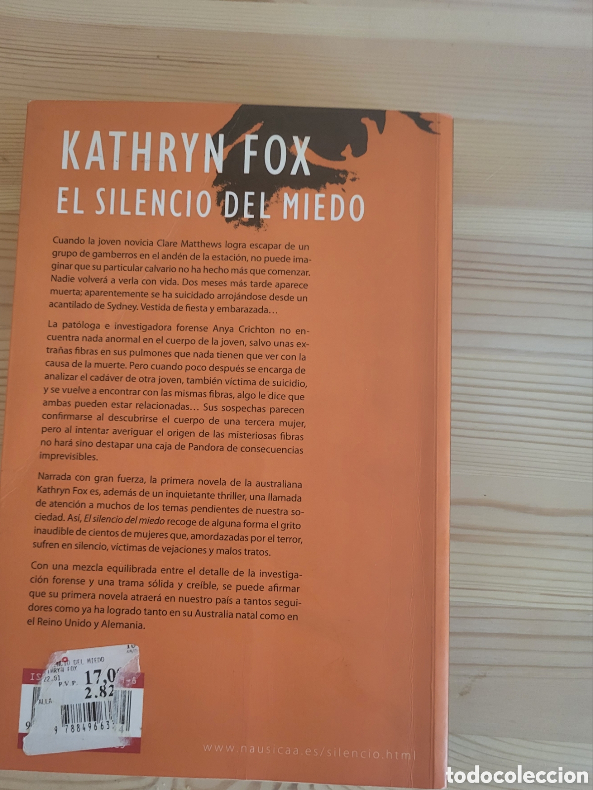 Libros de segunda mano: El silencio del miedo/Kathryn Fox - Foto 2