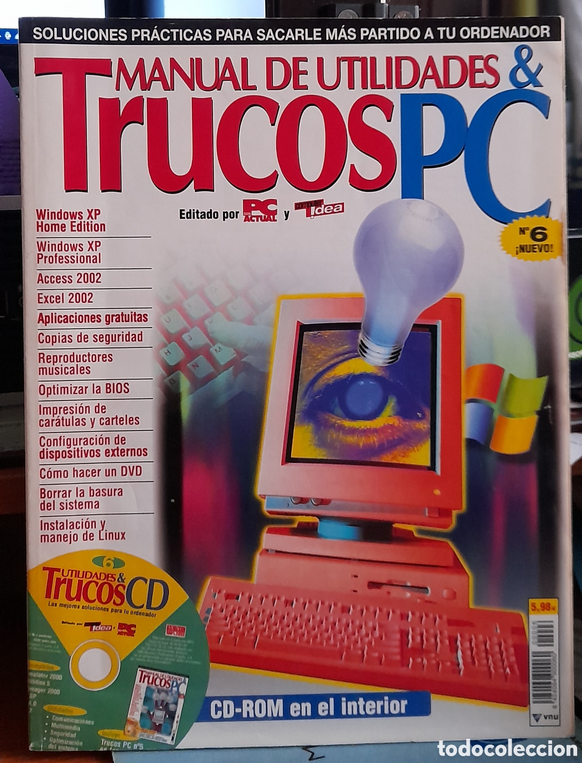 Libros de segunda mano: Manual de utilidades y trucos Pc.n6. - Foto 1