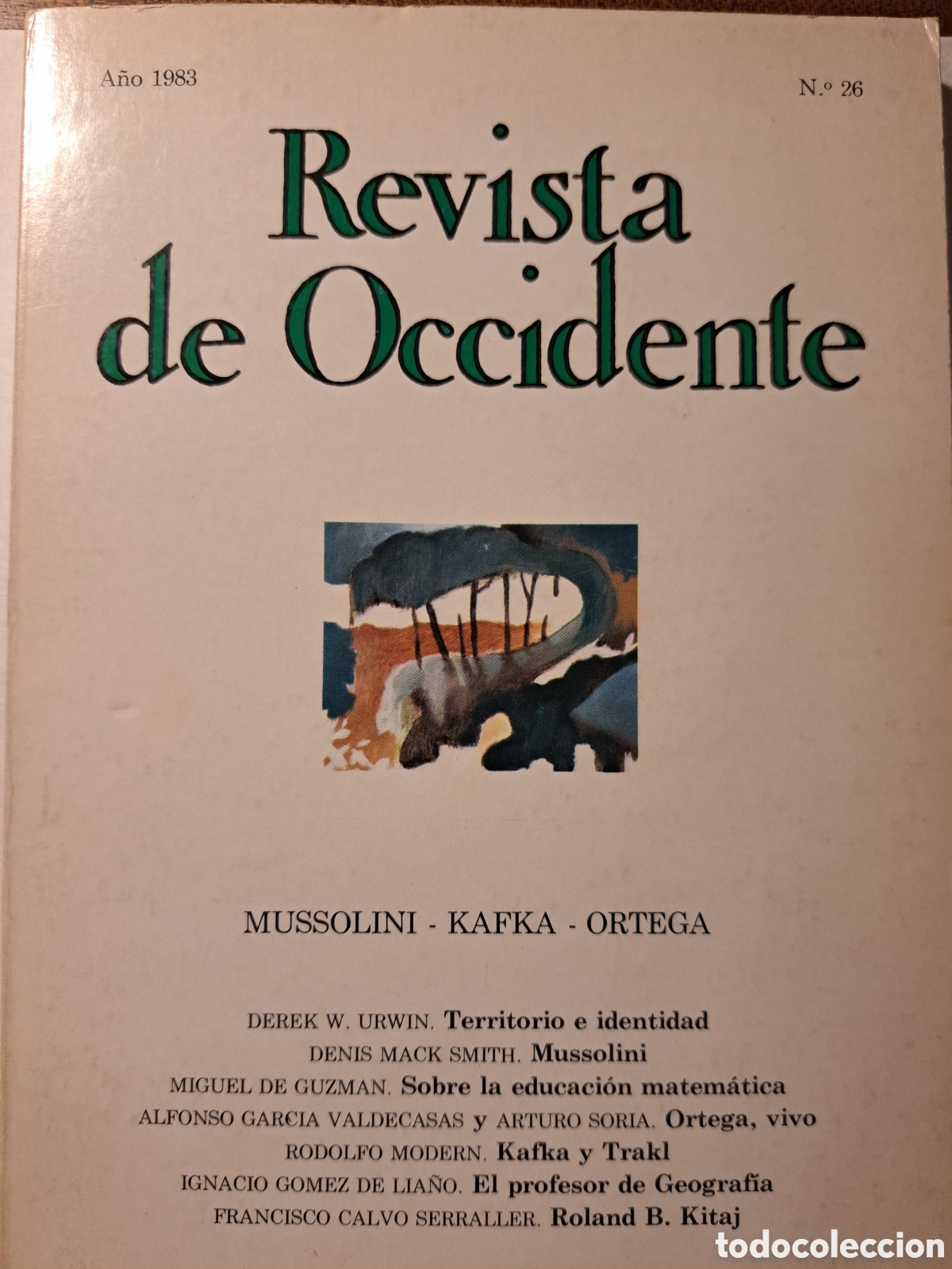 Libros de segunda mano: Revista de Occidente 26 Mussolini-Kafka-Ortega - Foto 1