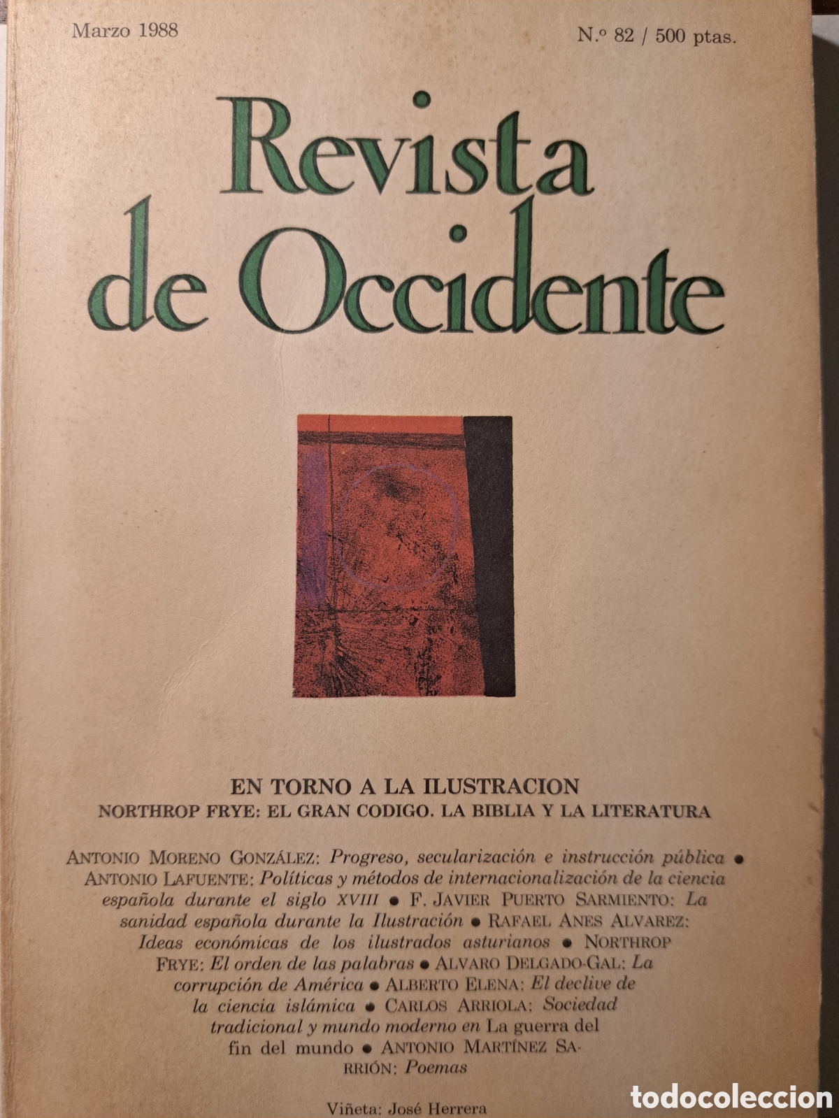 Libros de segunda mano: Revista de Occidente 82 En torno a la Ilustraci&oacute;n 1988 - Foto 1
