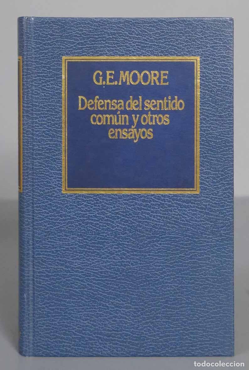 Libros de segunda mano: DEFENSA DEL SENTIDO COMUN Y OTROS ENSAYOS. G. E. MOORE - Foto 1