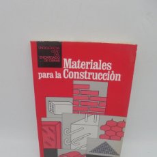 Libros de segunda mano: MATERIALES DE CONSTRUCCION. CEAC. 1983. PAGS : 236.