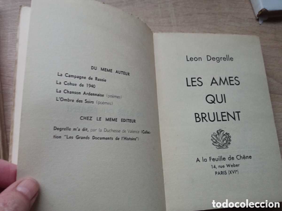 Libros de segunda mano: Les Ames Qui Brulent firmado - Foto 3