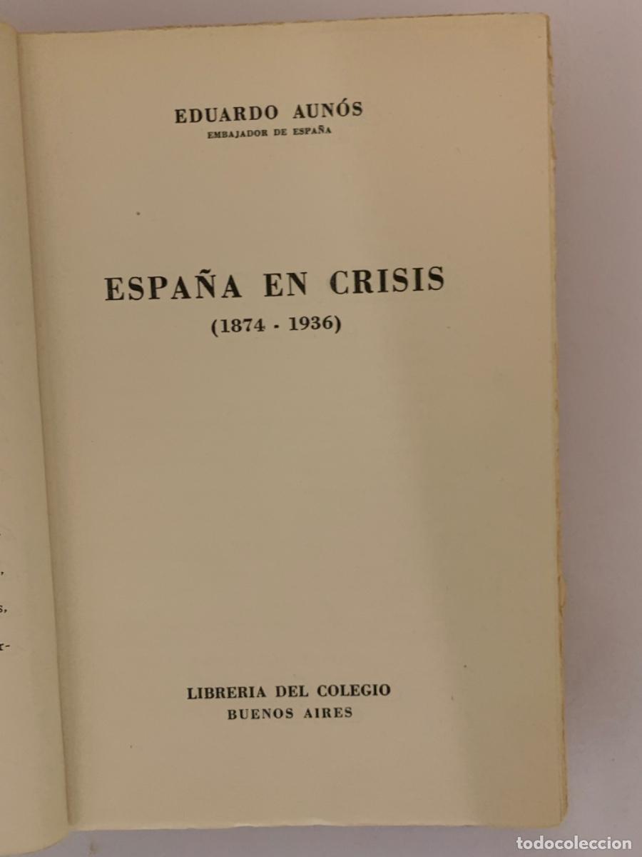Libros de segunda mano: Espa&ntilde;a en crisis (1874-1936) (Bols 11) - Foto 2