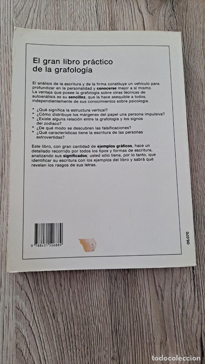 Libros de segunda mano: ARMANDO CARRANZA - EL GRAN LIBRO PRACTICO DE LA GRAFOLOG&Iacute;A - EDITORIAL DE VECCHI 1989 - Foto 4