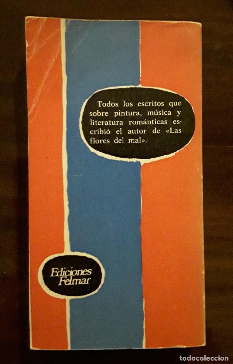 Libros de segunda mano: El Arte rom&aacute;ntico - Baudelaire - Foto 2