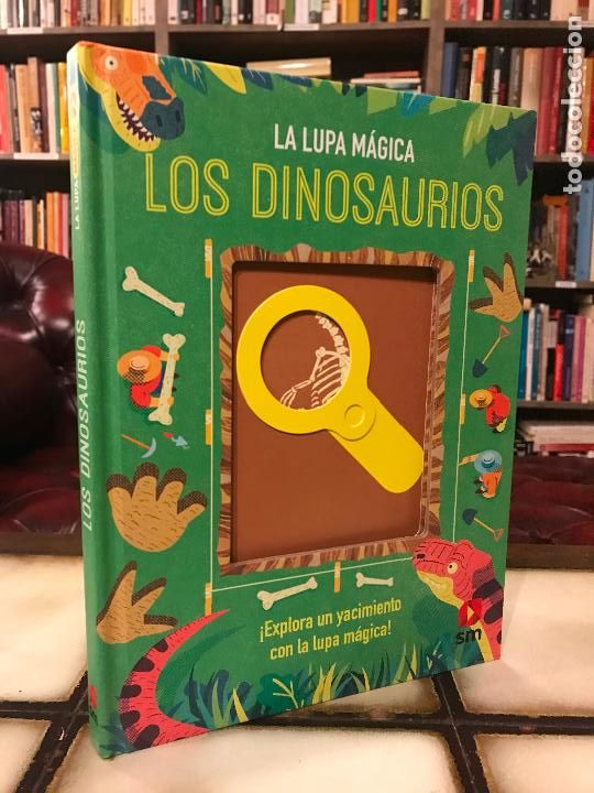 Gebrauchte B&uuml;cher: La lupa m&aacute;gica. Los dinosaurios. VER FOTOS
