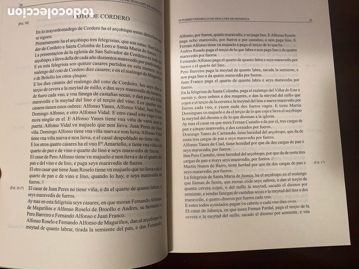 Libros de segunda mano: O tumbo vermello de don Lope de Mendoza - Foto 6