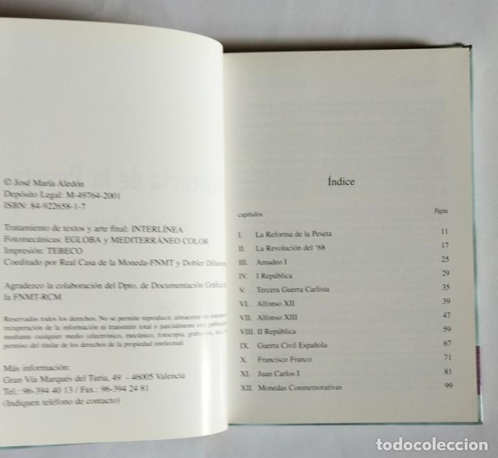 Libros de segunda mano: HISTORIA DE LA PESETA - JOSE MARIA ALEDON - Foto 3