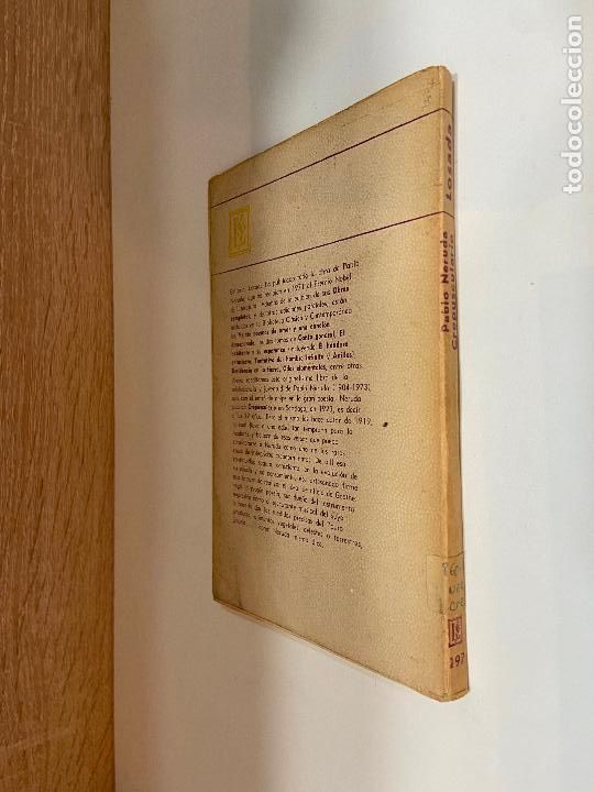 Libros de segunda mano: CREPUSCULARIO. PABLO NERUDA. LOSADA, BUENOS AIRES, 1975. - Foto 9