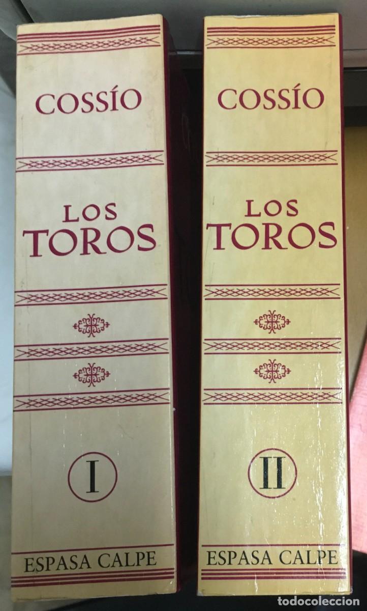 Libros de segunda mano: Los Toros, de Coss&iacute;o. Tomos I y II (1 y 2). - Foto 2
