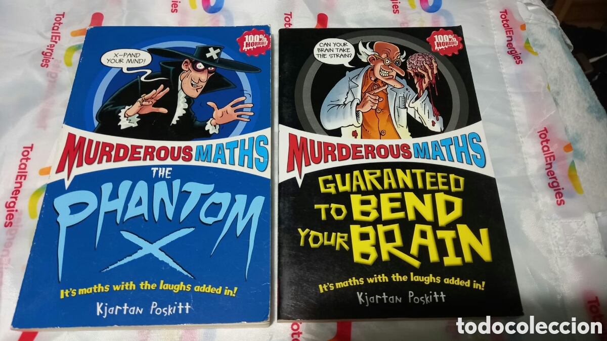 Libros de segunda mano: 2 libros en ingles murderous maths - Foto 1