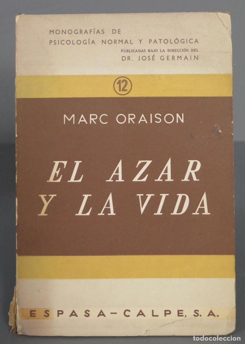 Libros de segunda mano: El azar y la vida. Oraison - Foto 1