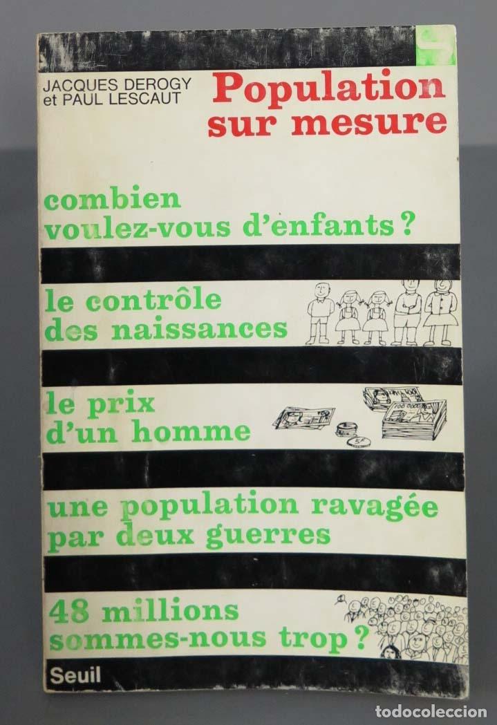 Libros de segunda mano: Population sur mesure. Jacques Derogy - Foto 1
