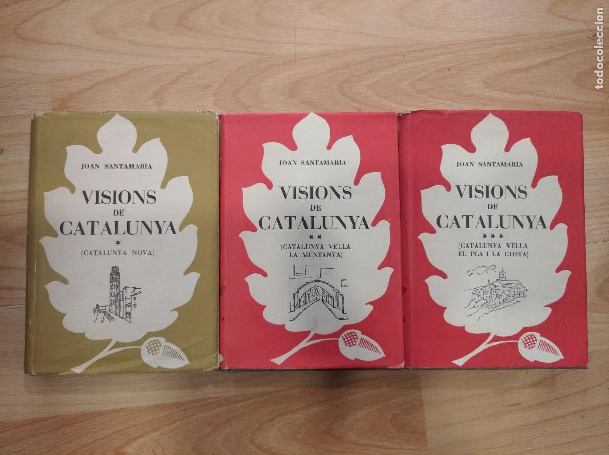 Libros de segunda mano: Visions de Catalunya. Joan Santamaria. Selecta. 3 volums. - Foto 1