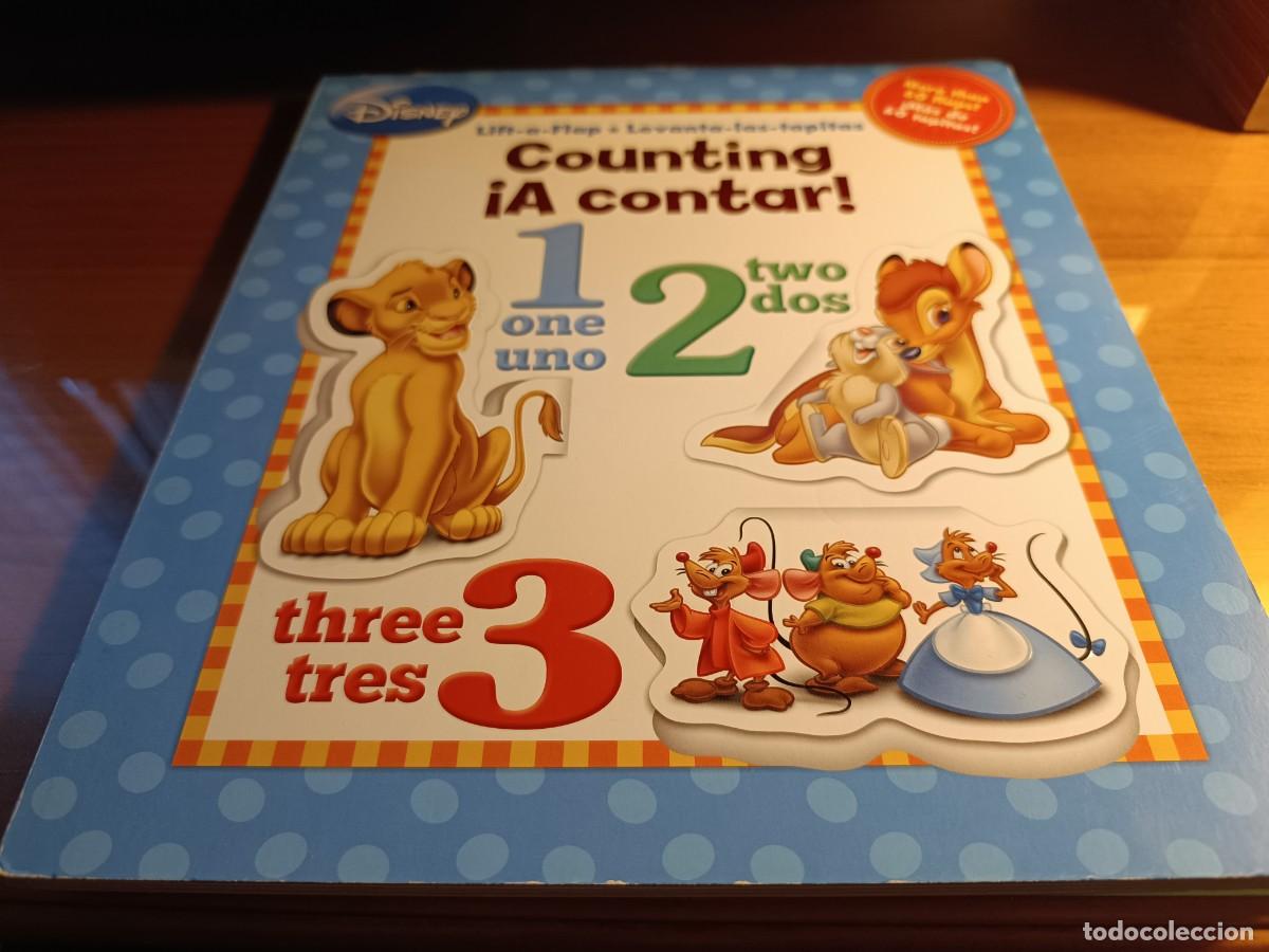 Libros de segunda mano: LIBRO BILING&Uuml;E - COUNTING. &iexcl; A CONTAR ! - WALT DISNEY - INGL&Eacute;S Y ESPA&Ntilde;OL. - Foto 1