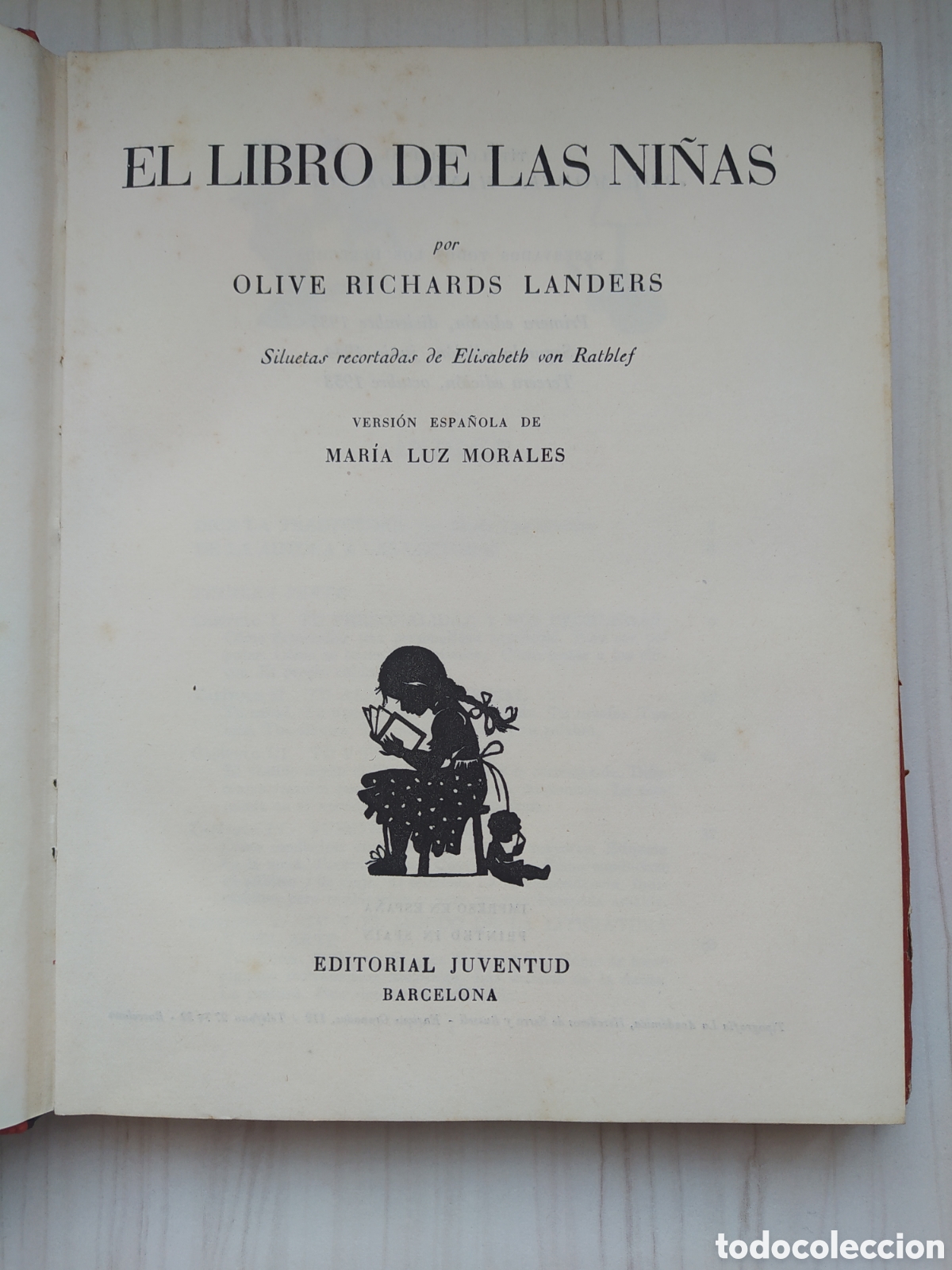 Libros de segunda mano: EL LIBRO DE LAS NI&Ntilde;AS.- OLIVE RICHARDS LANDERS - Foto 2