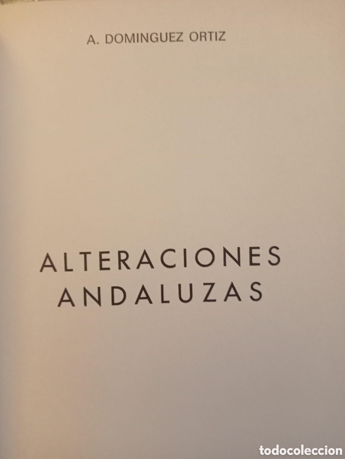 Libros de segunda mano: ALTERACIONES ANDALUZAS. A. Dominguez Ortiz - Foto 3