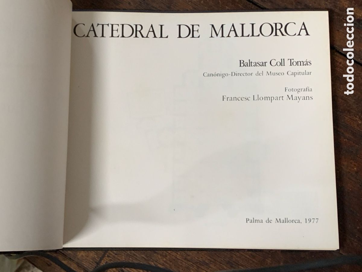 Libros de segunda mano: Catedral de Mallorca, Baltasar Coll Tomas - Foto 2