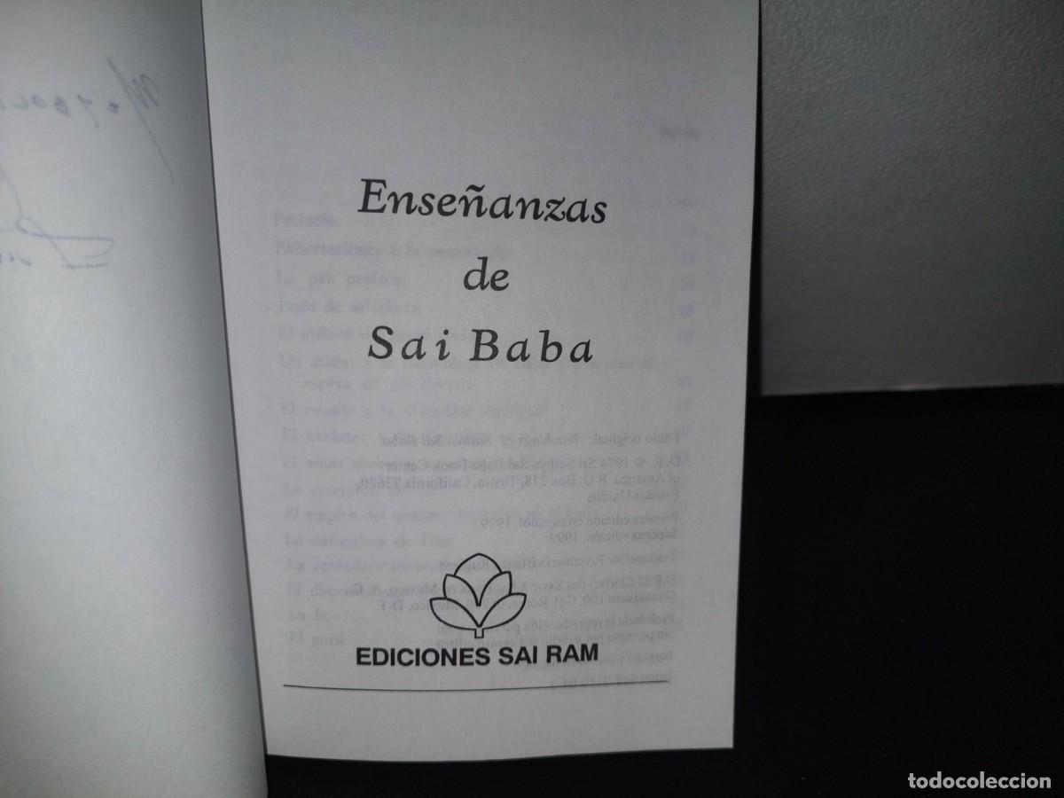 Libros de segunda mano: 131- ENSE&Ntilde;ANZAS DE SAI BABA - EDICIONES SAI RAM - 1999 - Foto 4