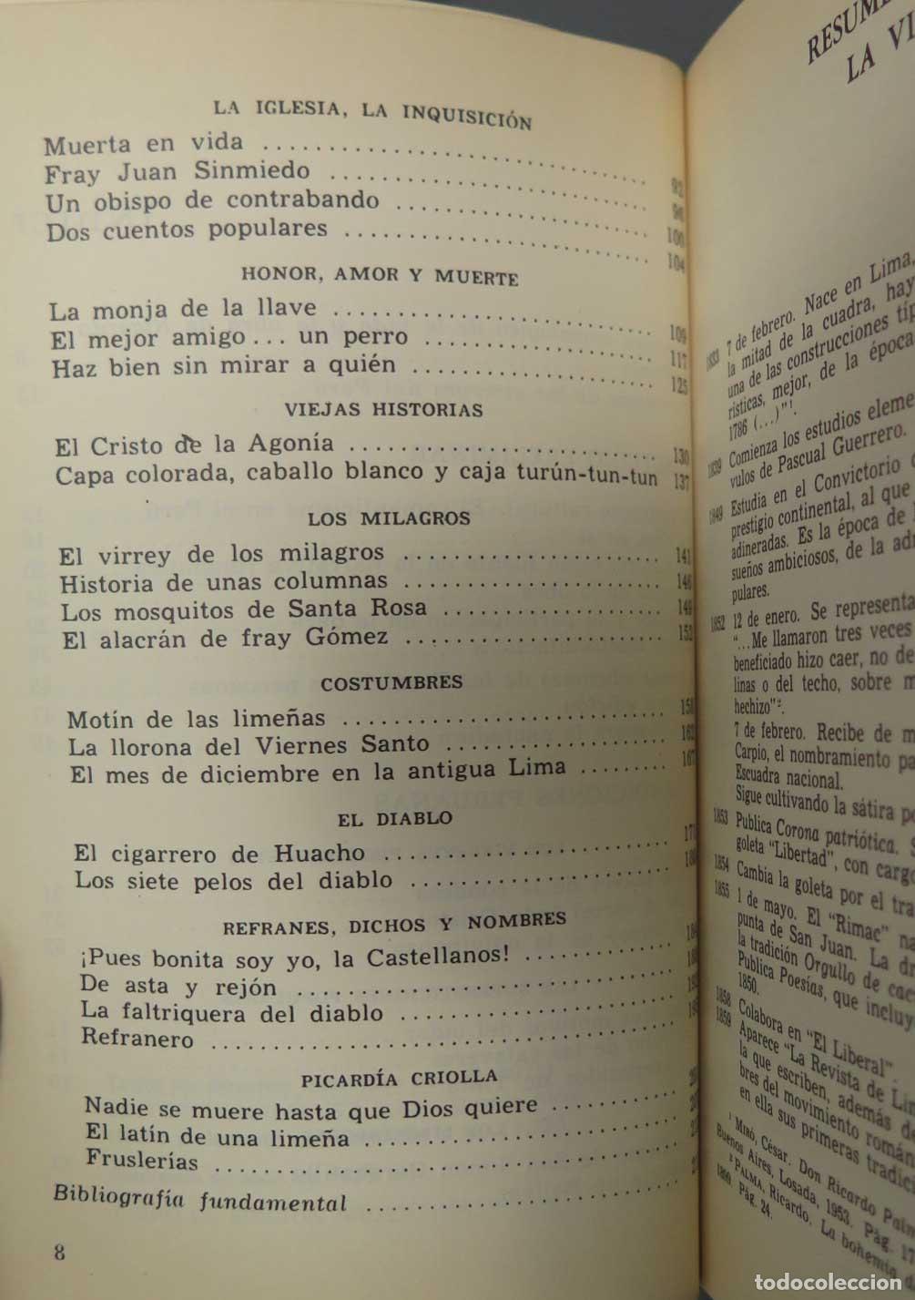 Libros de segunda mano: TRADICIONES PERUANAS. PALMA - Foto 3