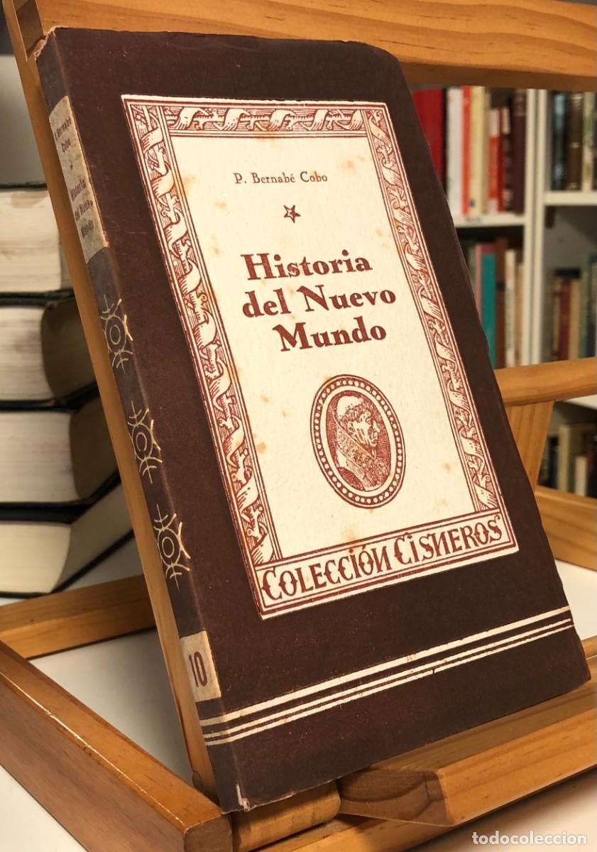 historia del nuevo mundo. p bernabe cobo. - Compra venta en todocoleccion