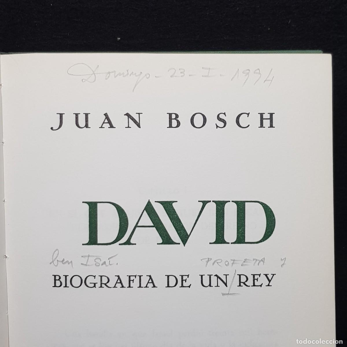 Libros de segunda mano: DAVID - JUAN BOSCH - COLECCI&Oacute;N YUNQUE - 27 - 1967 / 69 - Foto 9