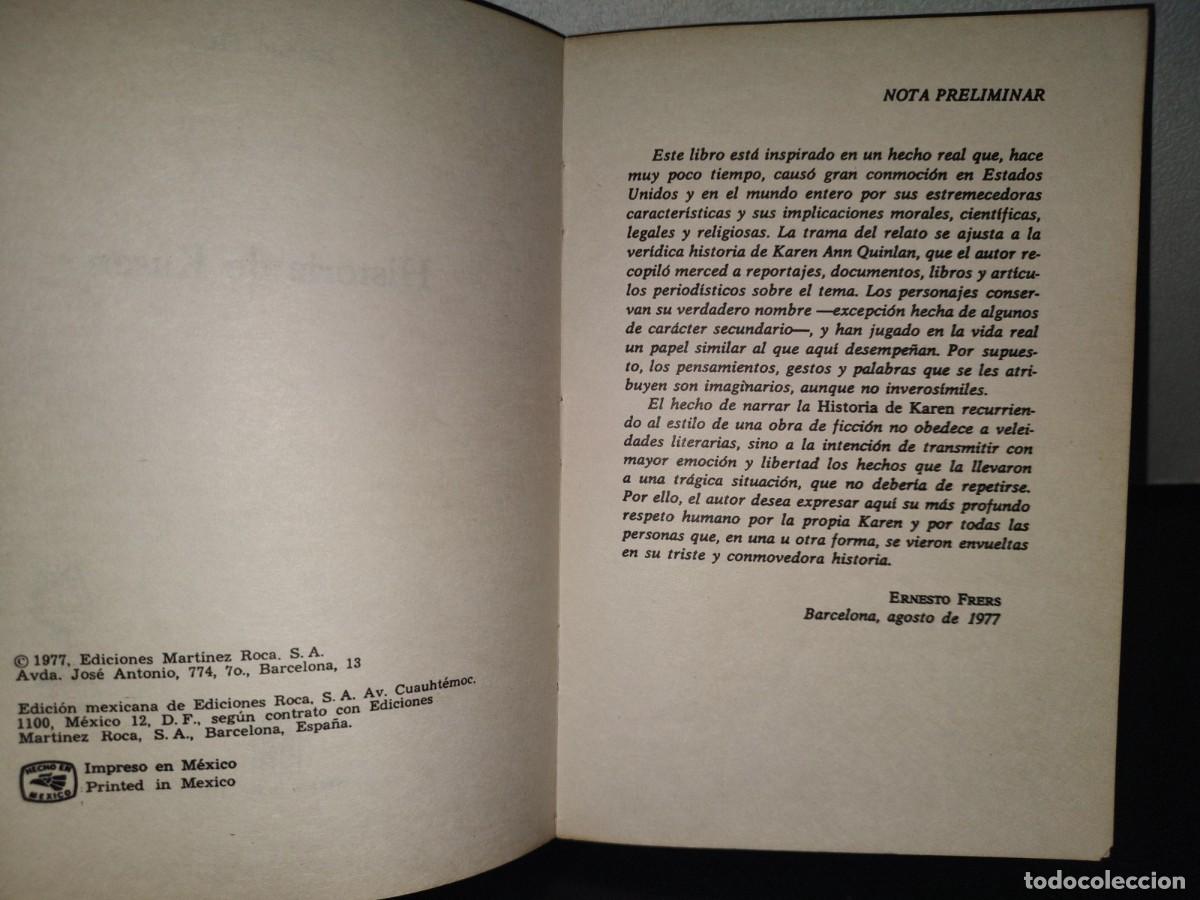 Libros de segunda mano: 132- HISTORIA DE KAREN - ERNESTO FRERS - 1977 - Foto 6