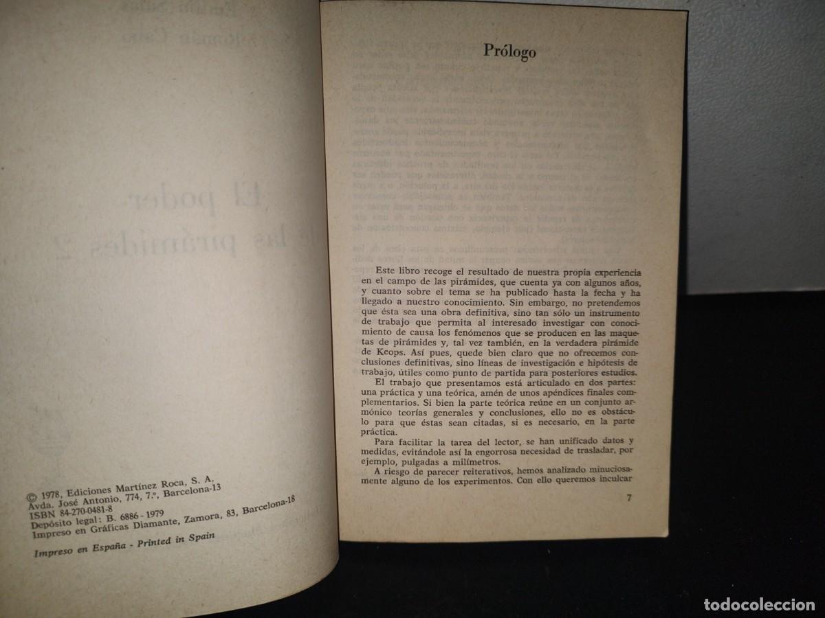 Libros de segunda mano: 132- EL PODER DE LAS PIR&Aacute;MIDES 2 - EMILIO SALAS, ROM&Aacute;N CANO - 1979 - Foto 6