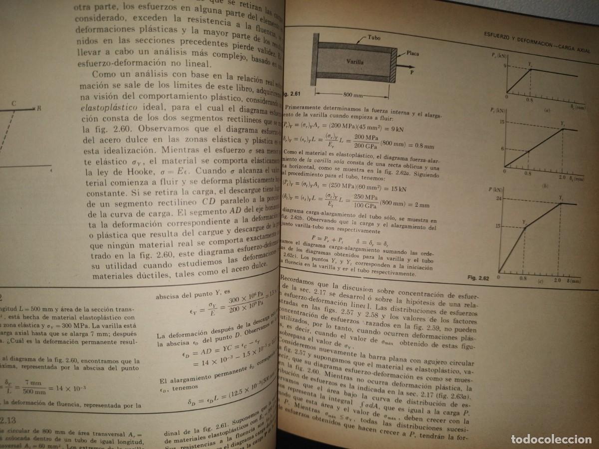 Libros de segunda mano: 132- MEC&Aacute;NICA DE MATERIALES - FERDINAND P. BEER - 1981 - Foto 9