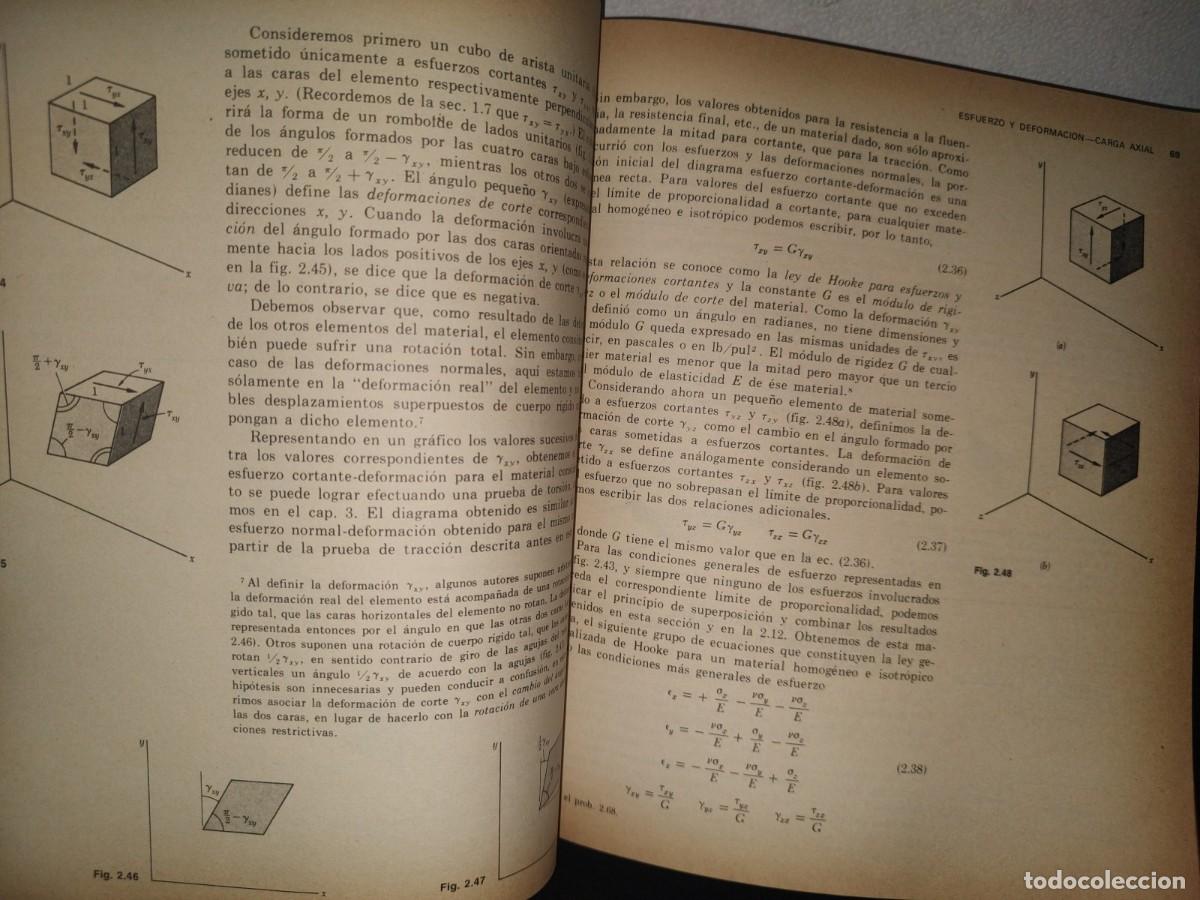 Libros de segunda mano: 132- MEC&Aacute;NICA DE MATERIALES - FERDINAND P. BEER - 1981 - Foto 10
