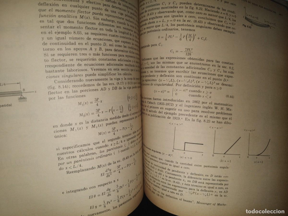 Libros de segunda mano: 132- MEC&Aacute;NICA DE MATERIALES - FERDINAND P. BEER - 1981 - Foto 13