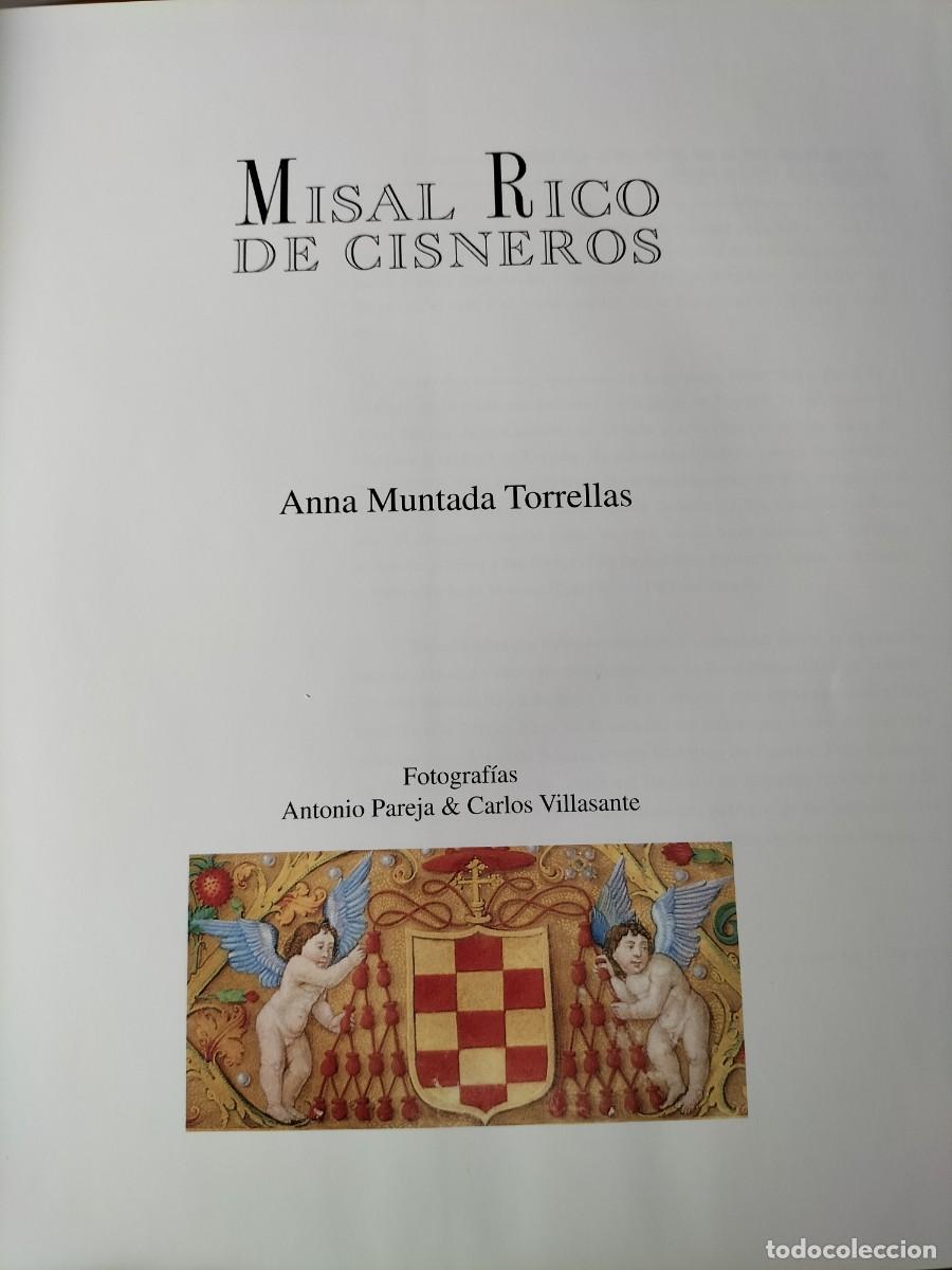 Libros de segunda mano: Misal Rico de Cisneros (Anna Muntada Torrellas) - Foto 5
