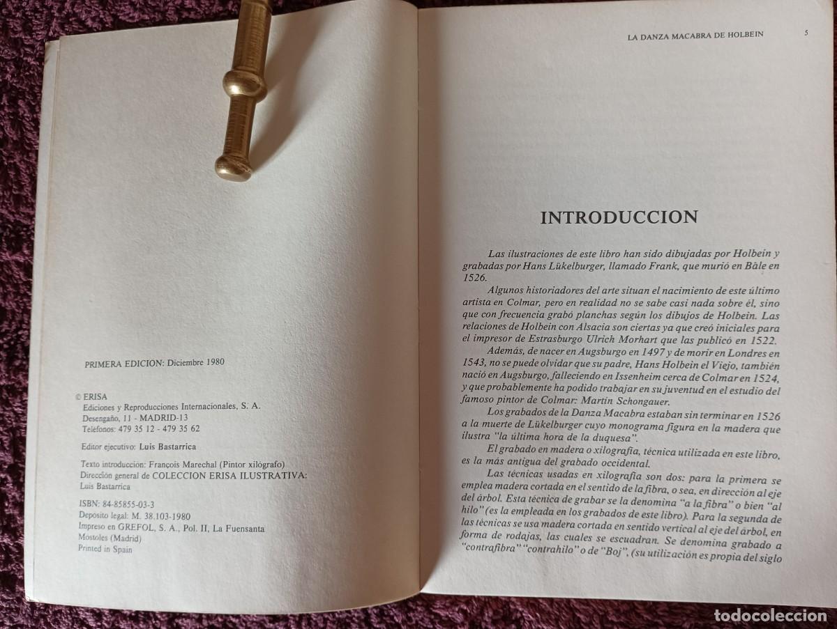 Libros de segunda mano: LA DANZA MACABRA DE HOLBEIN - Foto 4