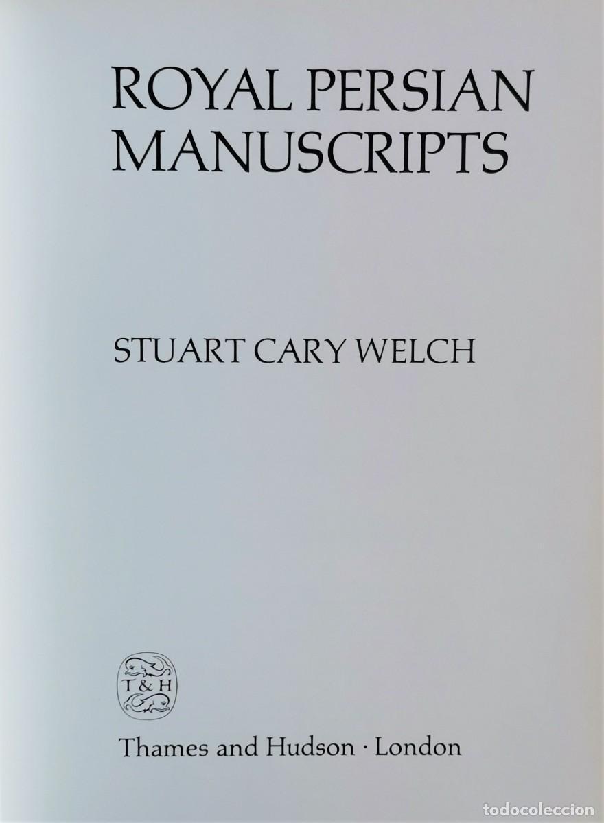 Libros de segunda mano: ROYAL PERSIAN MANUSCRIPTS. Stuart Cary Welch - Foto 3