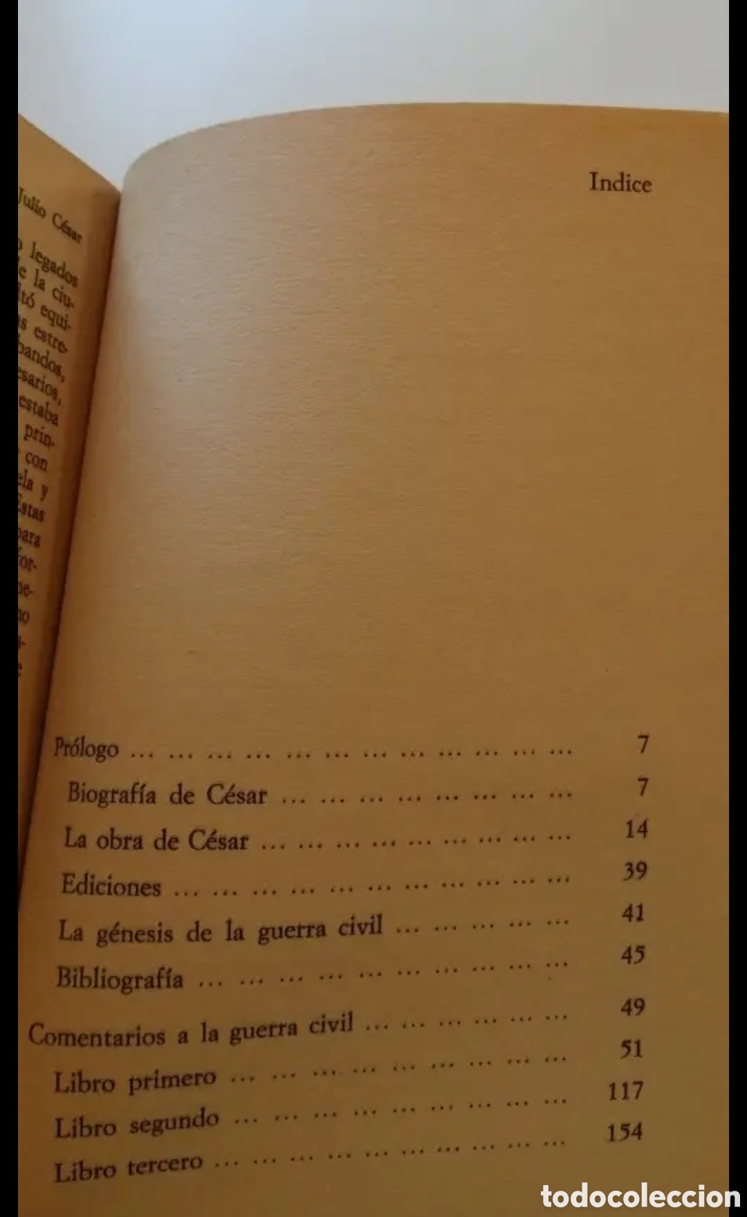 Libros de segunda mano: Comentarios a la Guerra Civil. Julio Cesar. - Foto 3