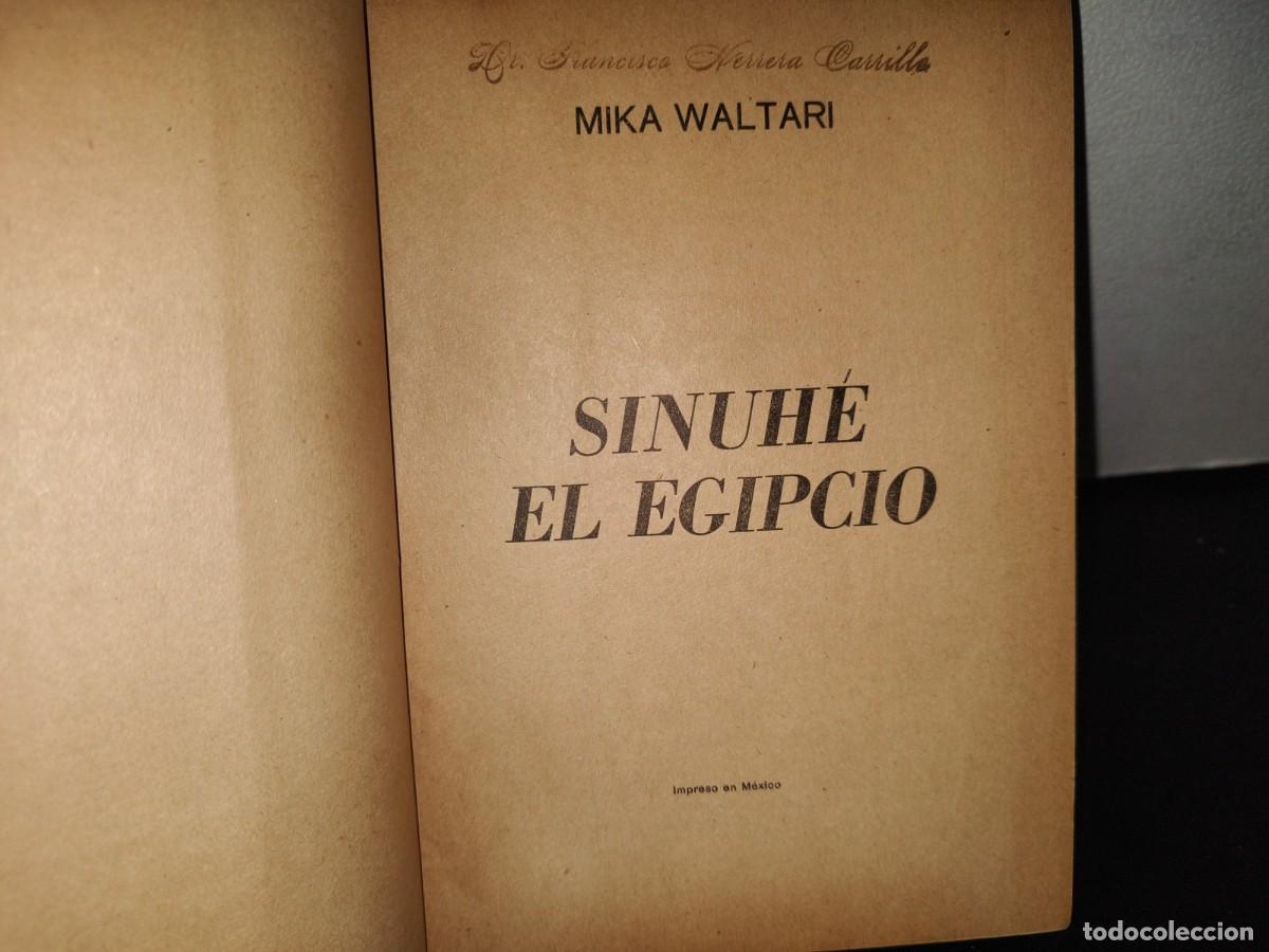 Libros de segunda mano: 133- SINUH&Eacute; EL EGIPCIO - MIKA WALTARI - 50S - Foto 5