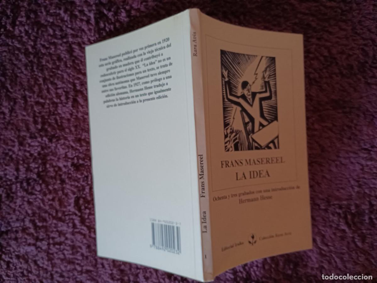 Libros de segunda mano: FRANS MASEREEL LA IDEA - Introduccion HERMANN HESSE - Foto 2