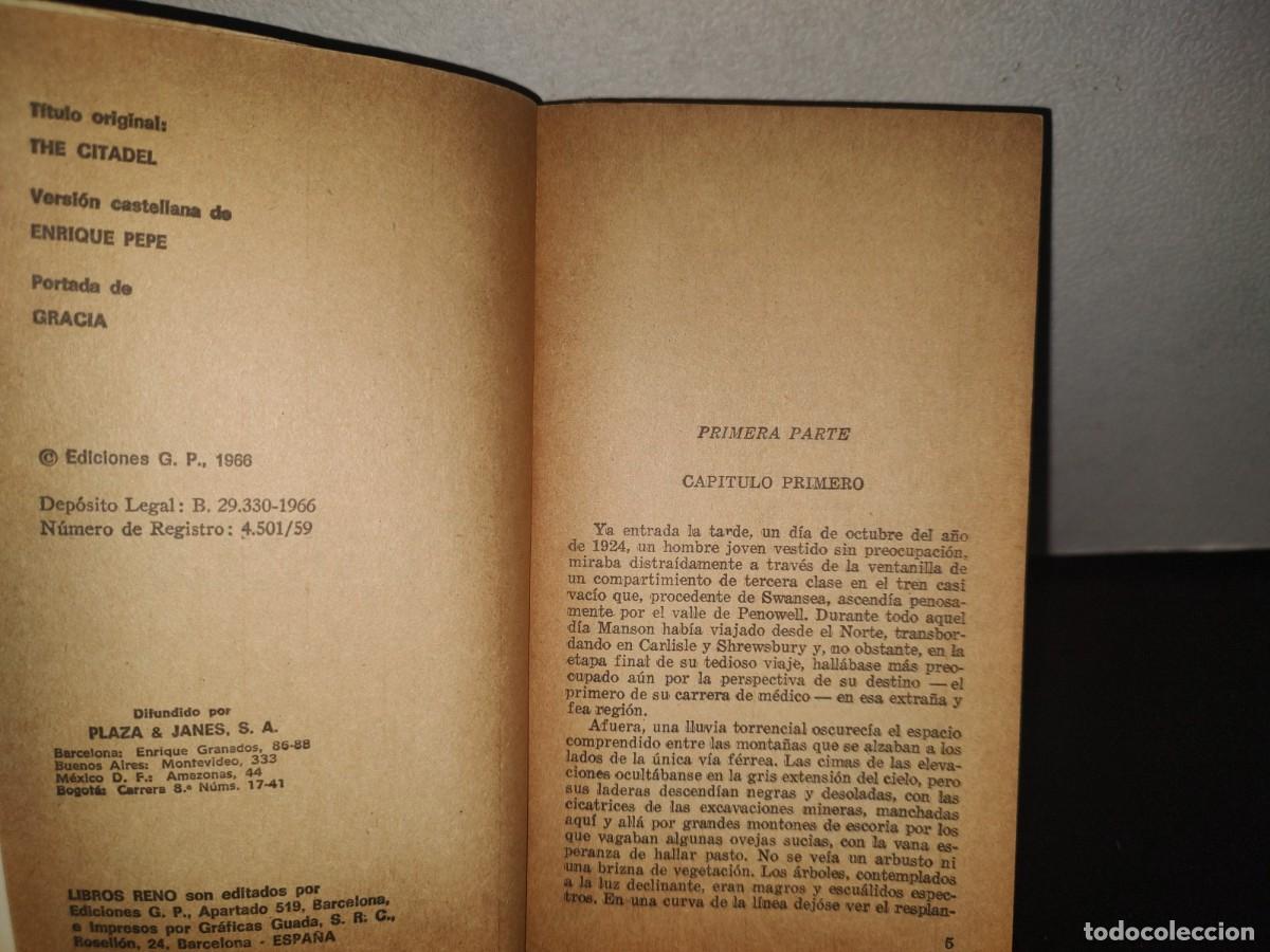 Libros de segunda mano: 133- LA CIUDADELA - A. J. CRONIN - EDICIONES G. P. BARCELONA - 1966 - Foto 5