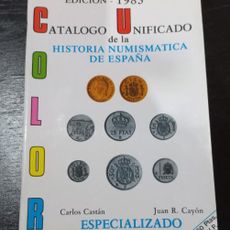 catalogo unificado de la historia numismatica d - Compra venta en ...